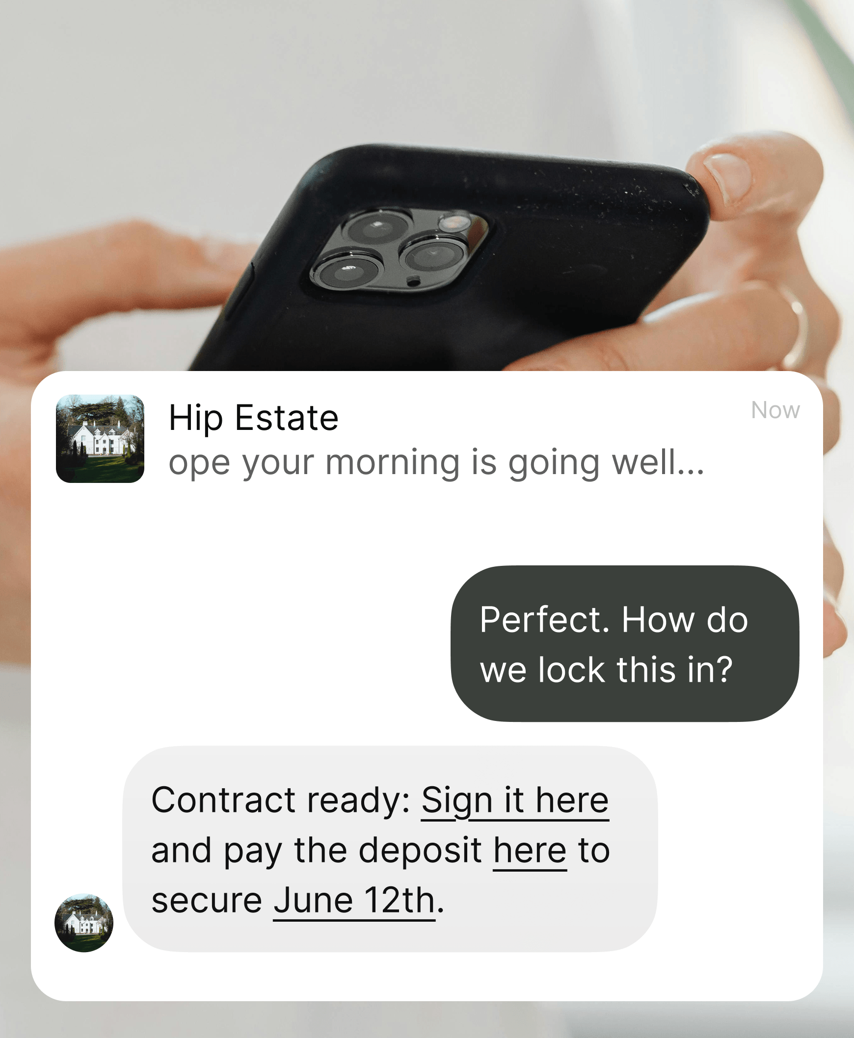 Automated contracts and payments — e-signature interface