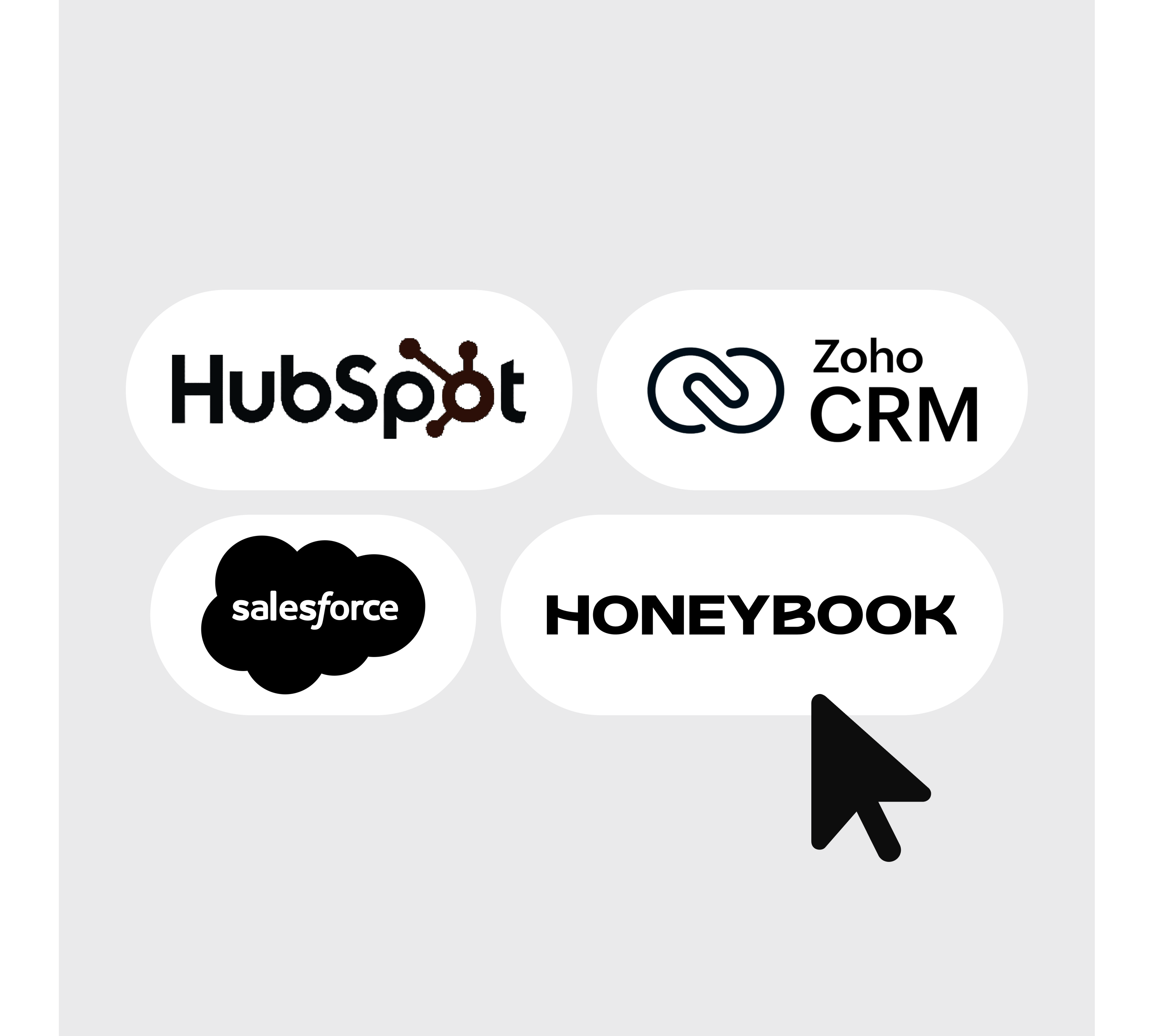 Integrations with CRMs — seamless CRM connectivity